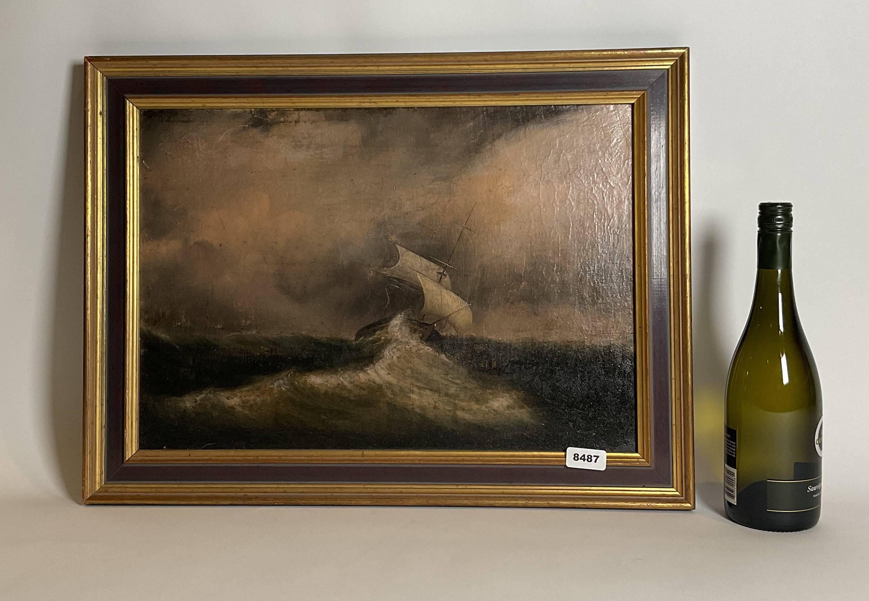 North American Clement Drew Marine Painting