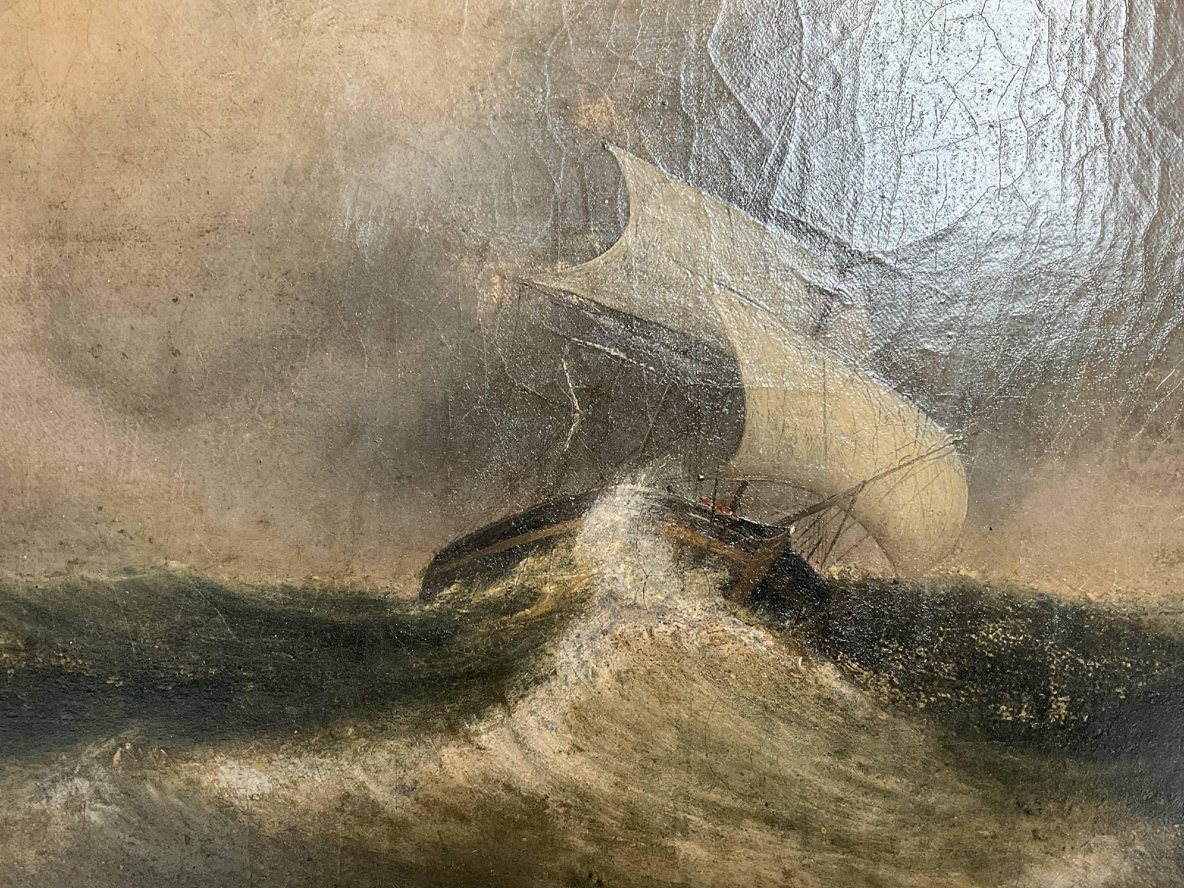 Early 20th Century Clement Drew Marine Painting