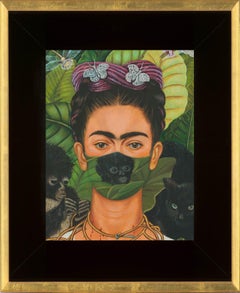 Frida Kahlo “Self Portrait “masked with Diego Rivera “Self Portrait” & Unmasked