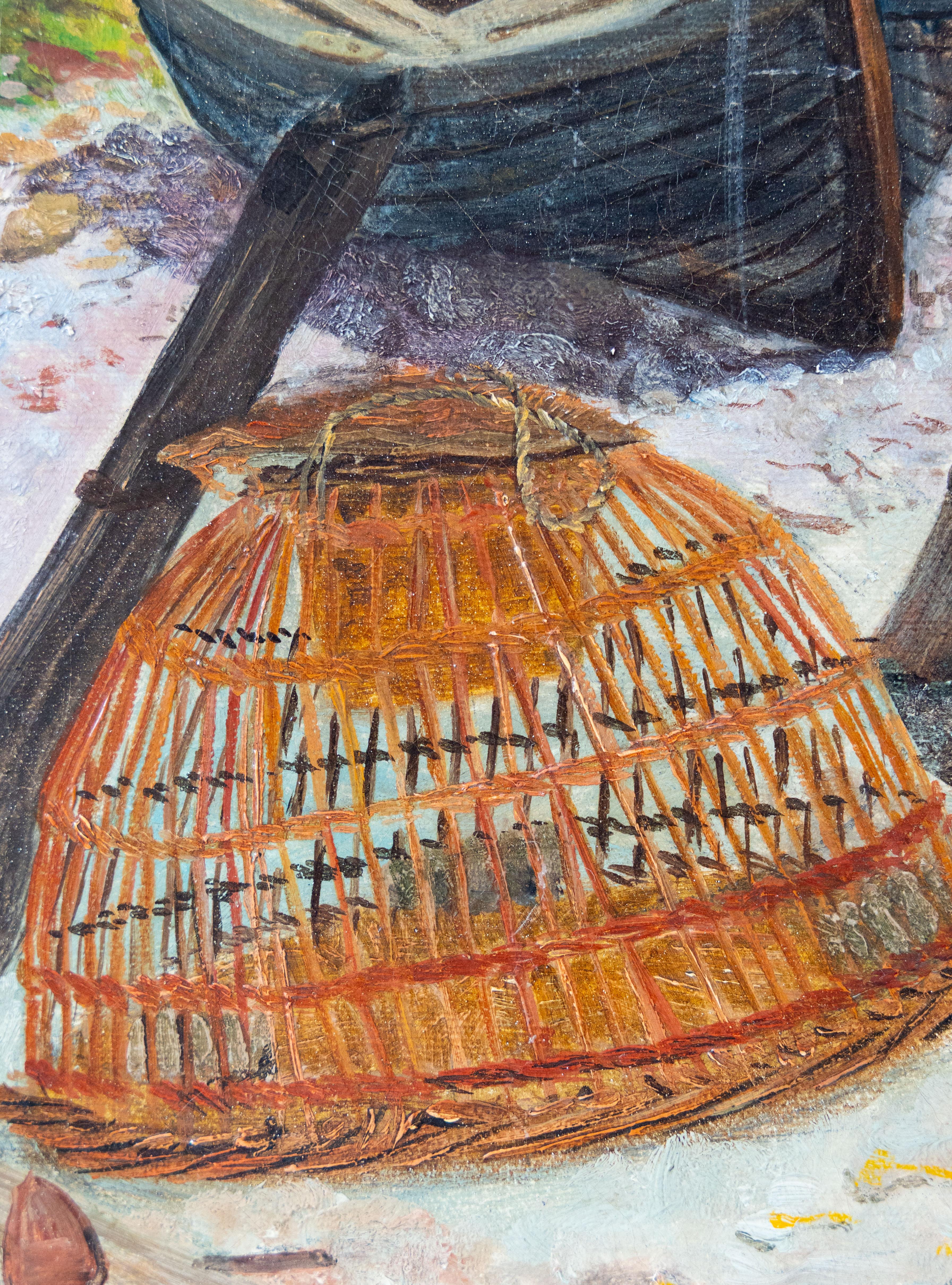 Fischer am Ufer von Brighton, Clement Lambert (1855-1925) im Angebot 1