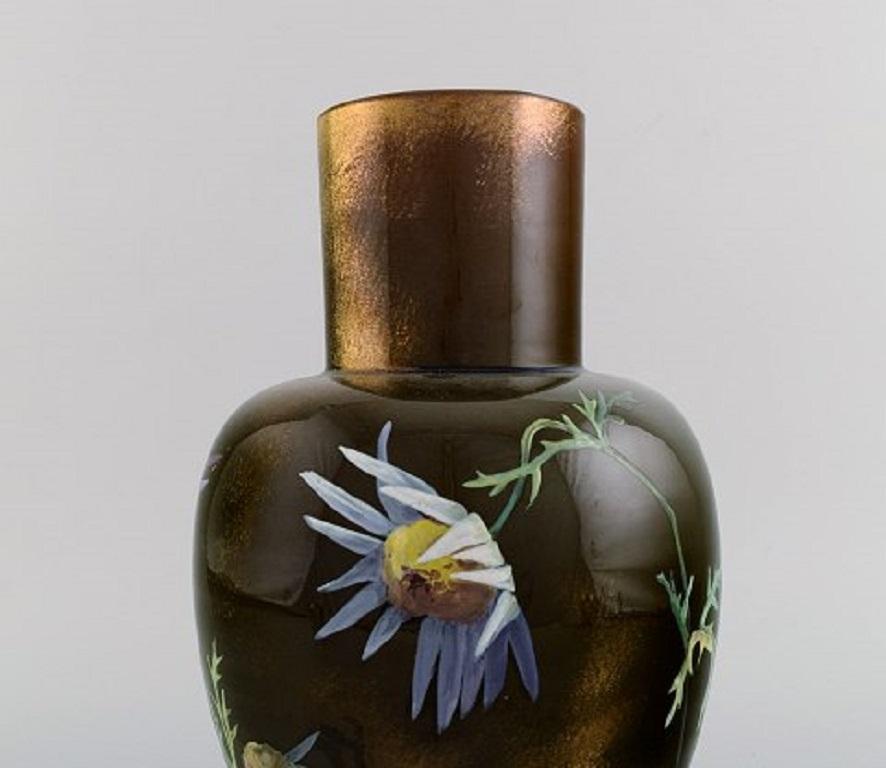 Clément Massier for Golfe Juan, Antique Vase in Glazed Ceramics, Late 19th C For Sale 1