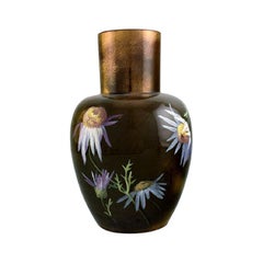 Clément Massier for Golfe Juan, Antique Vase in Glazed Ceramics, Late 19th C