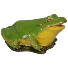 Clement Massier Frog Figure