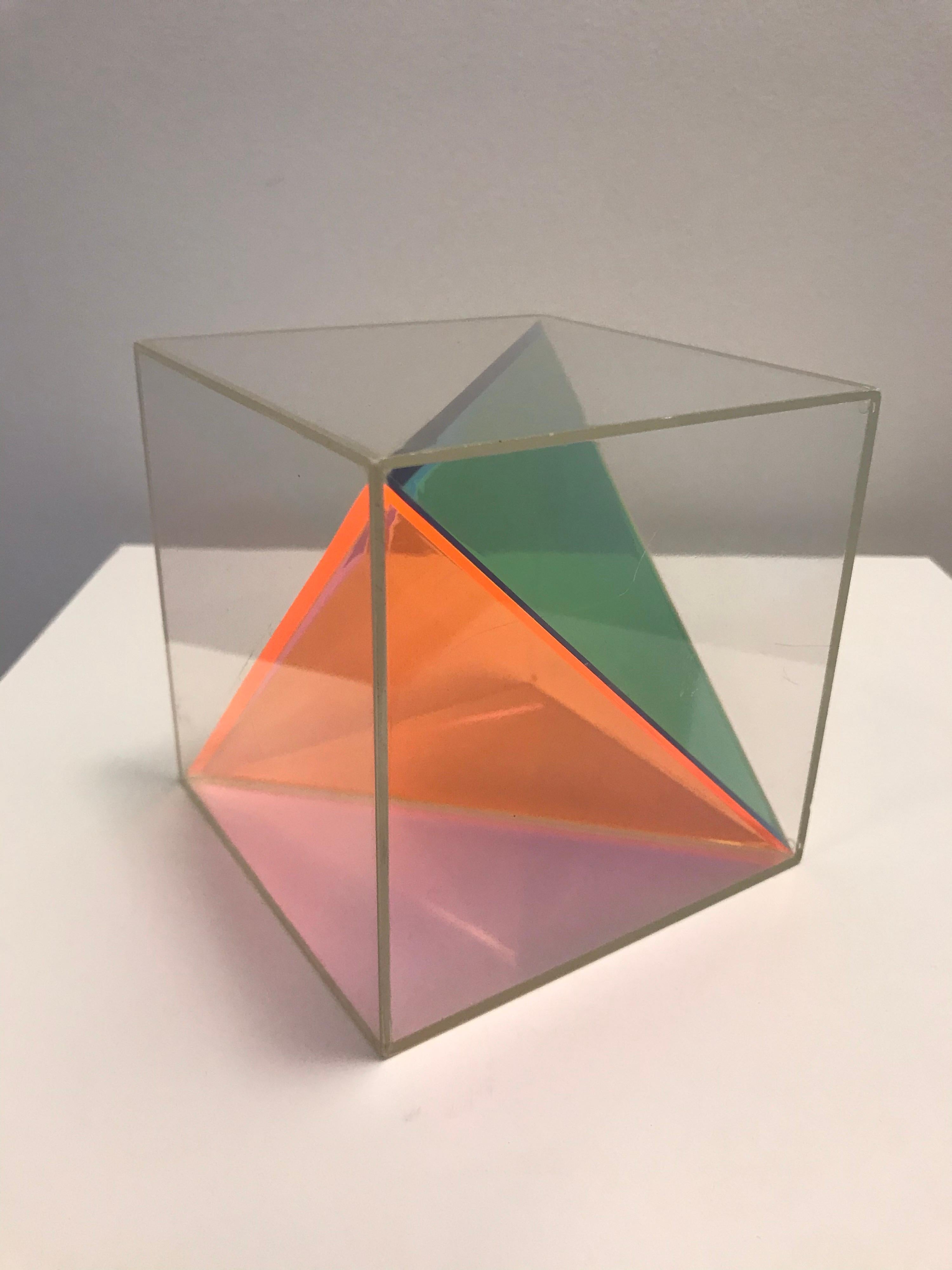 Mid-Century Modern Clement Meadmore 'Rainbow Box' Objet d'Art, 1970's