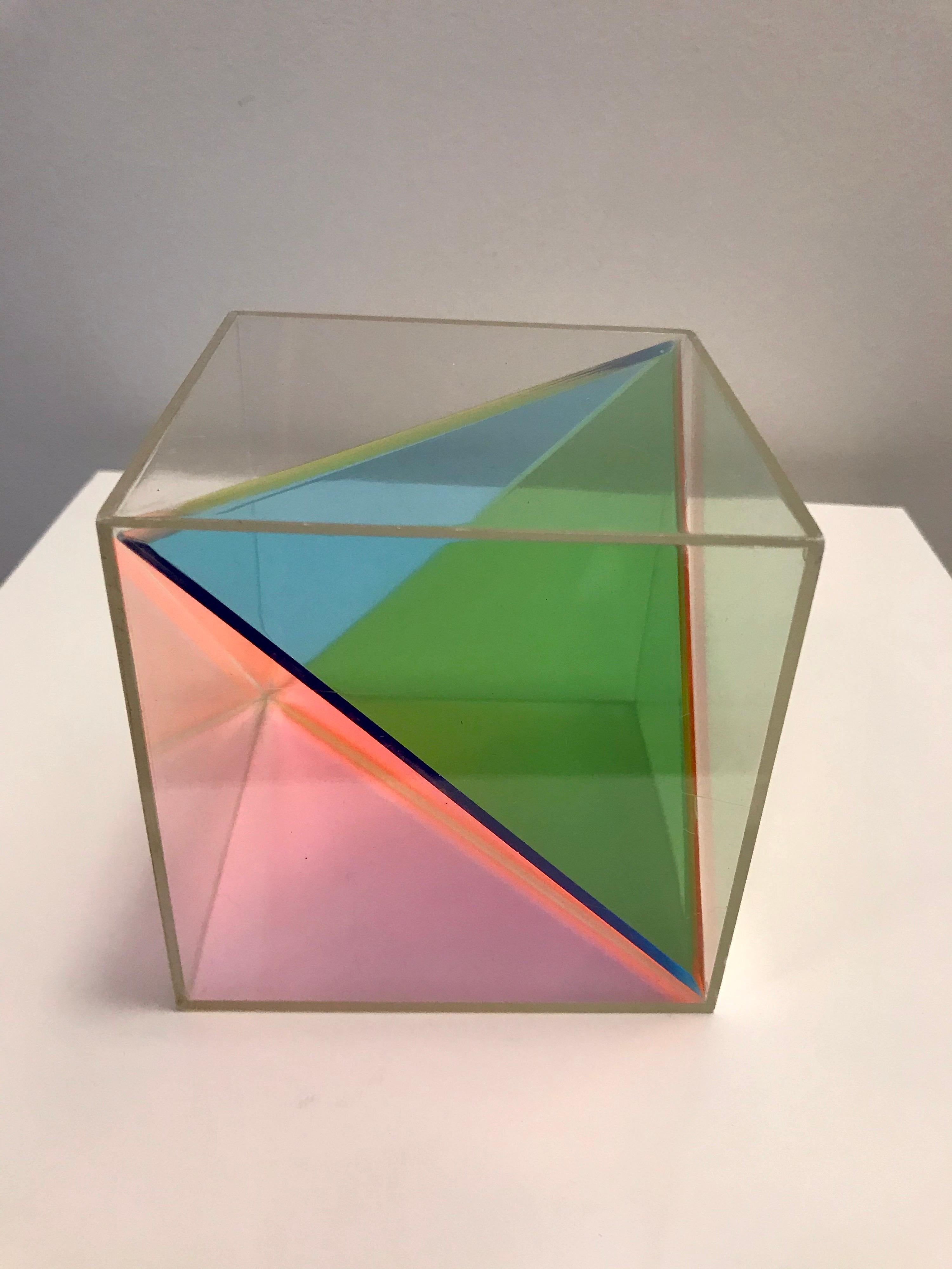 Hand-Crafted Clement Meadmore 'Rainbow Box' Objet d'Art, 1970's