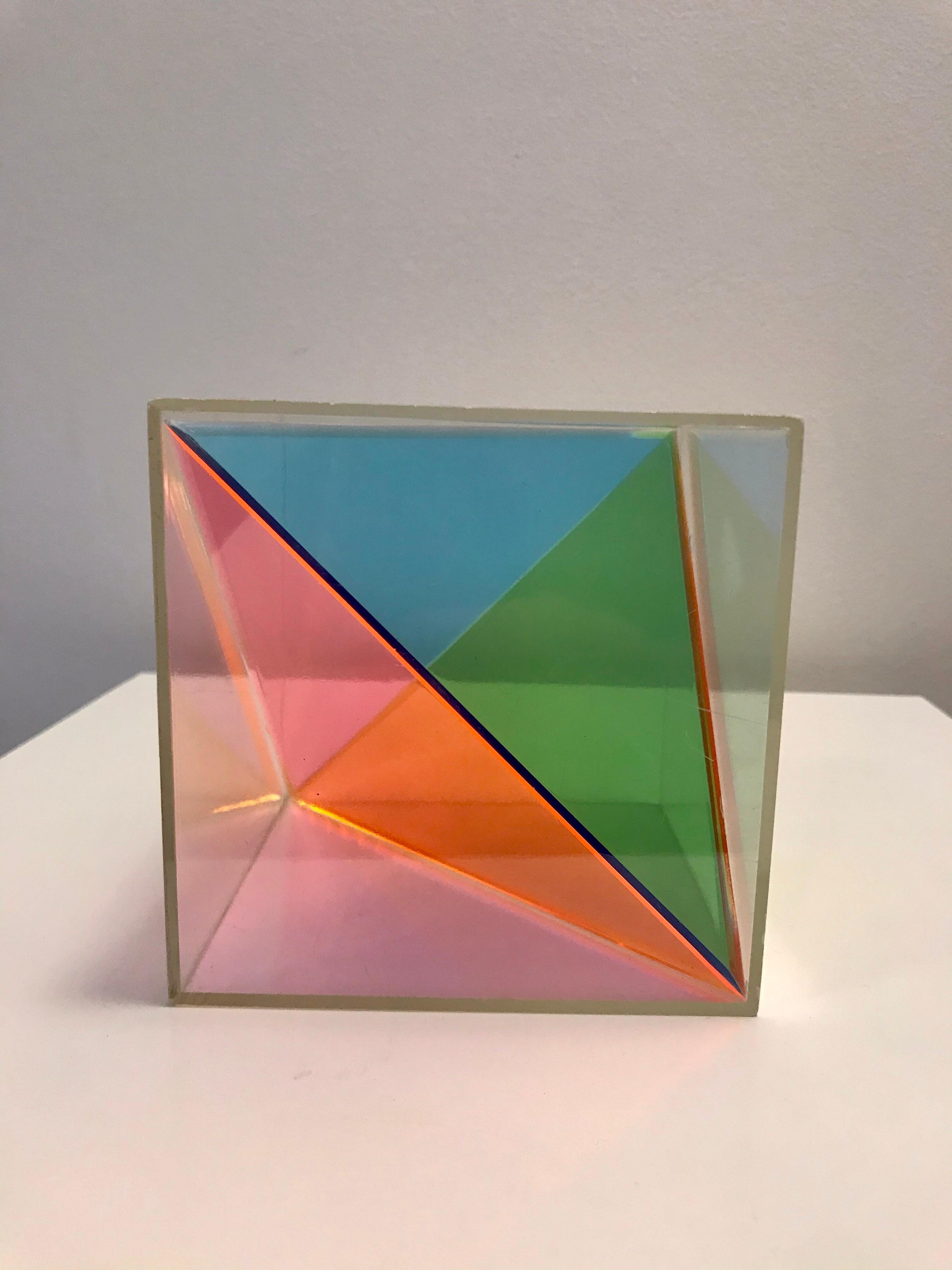 Clement Meadmore 'Rainbow Box' Objet d'Art, 1970's In Good Condition In Los Angeles, CA