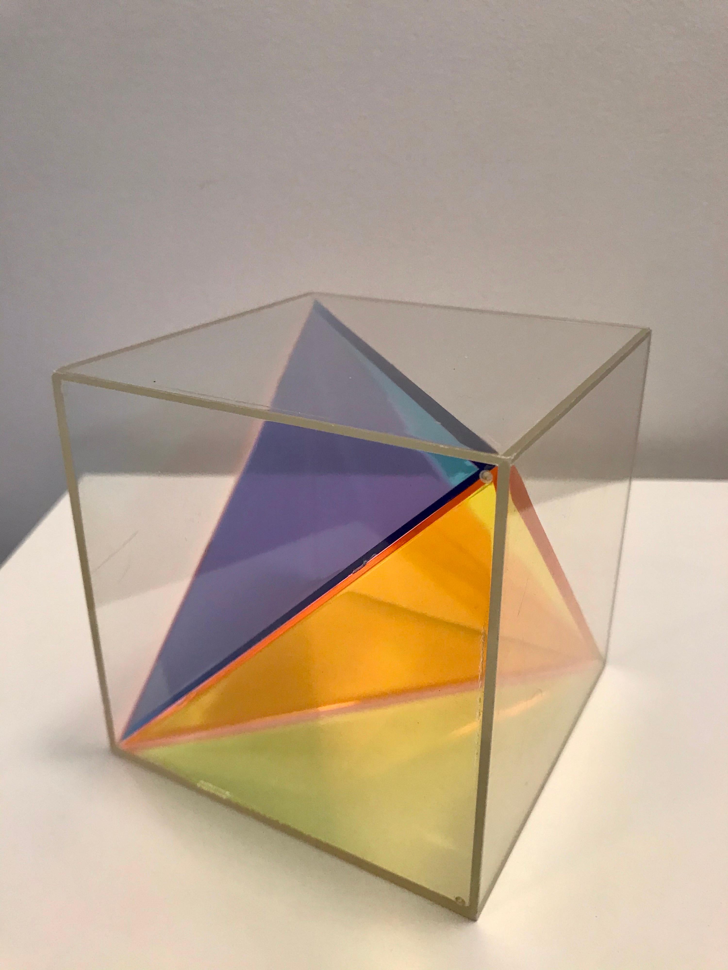 20th Century Clement Meadmore 'Rainbow Box' Objet d'Art, 1970's