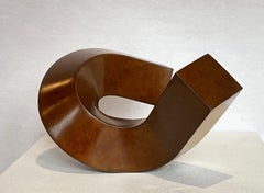 "Swing" minimalist bronze sculpture