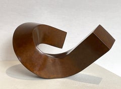 Vintage "Swing" minimalist bronze sculpture 