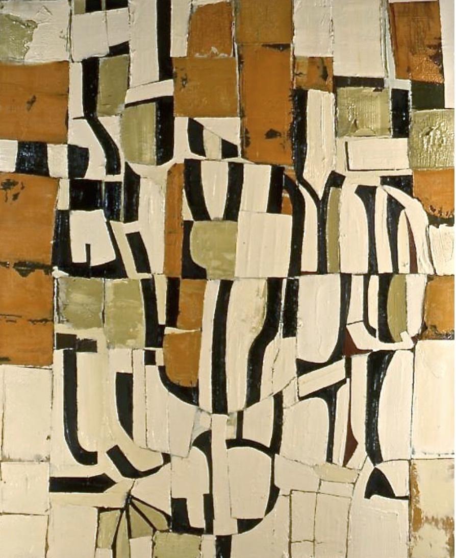 Clément ROSENTHAL Oil on canvas n° 4 Abstraction For Sale 1