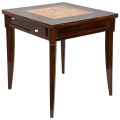 Clement Rousseau Macassar Games Table with Shagreen Top