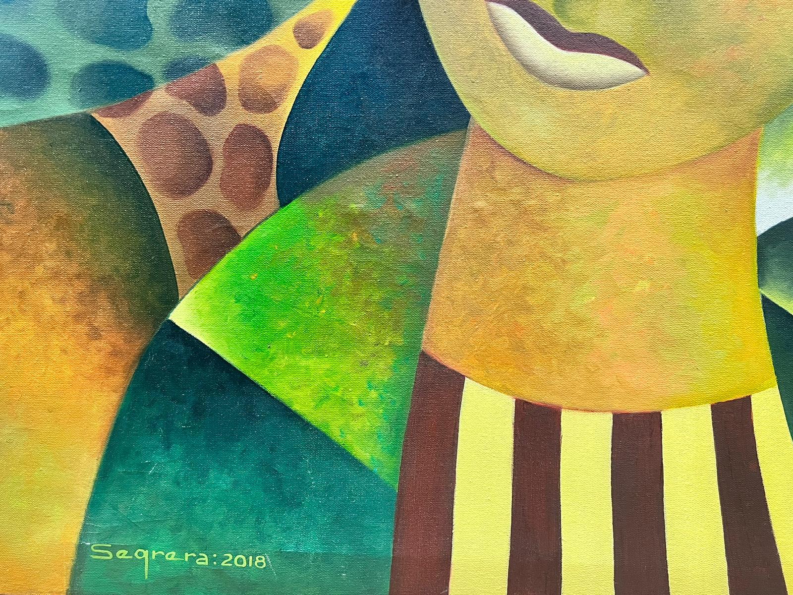 Clemente Segrera (cubain né en 1951)
peinture acrylique sur toile signée, non encadrée
daté de 2018
toile : 31 x 43 pouces
provenance : collection privée, Londres
état : très bon et sain