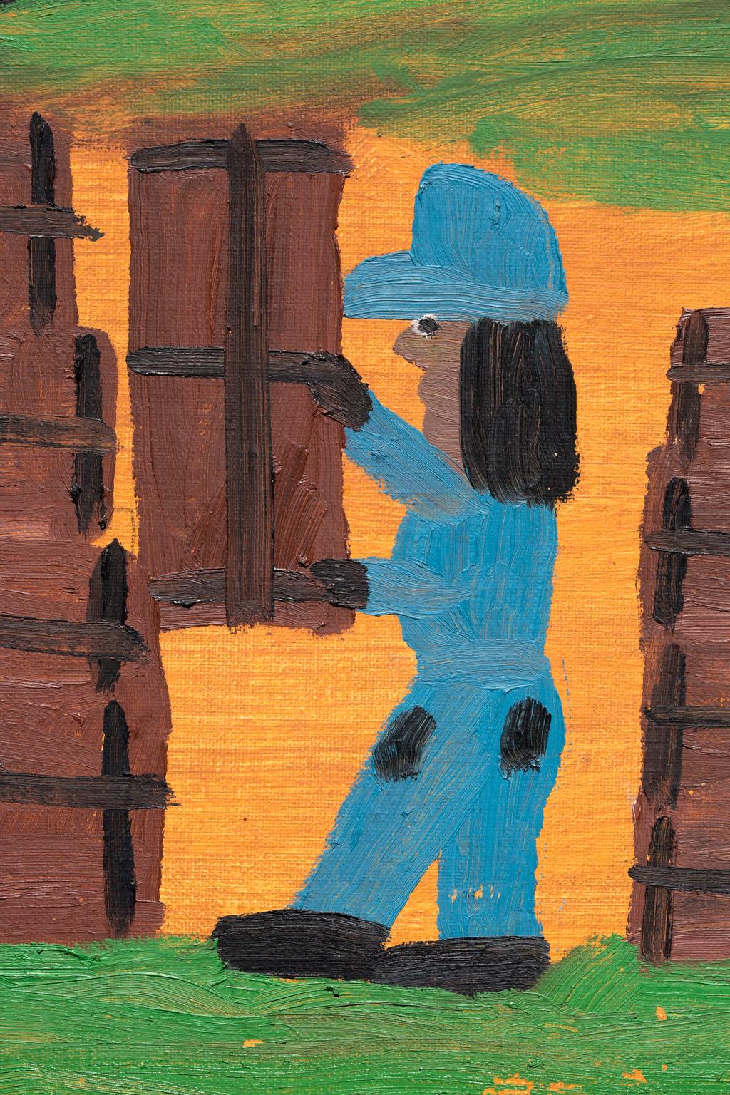 untitled 1981 painting by clementine hunter