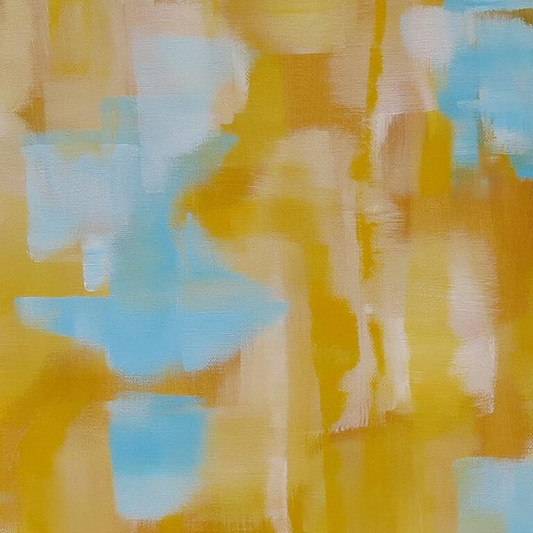 Joy - Abstrait Painting par Clementine