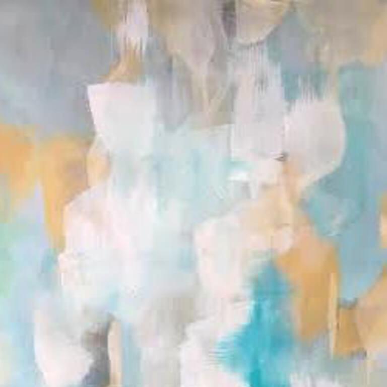 Tranquility - Abstract Painting by Clementine