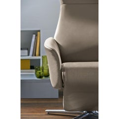 Cleo Adjustable Reclining Leather Easy Lounge Chair by FSM