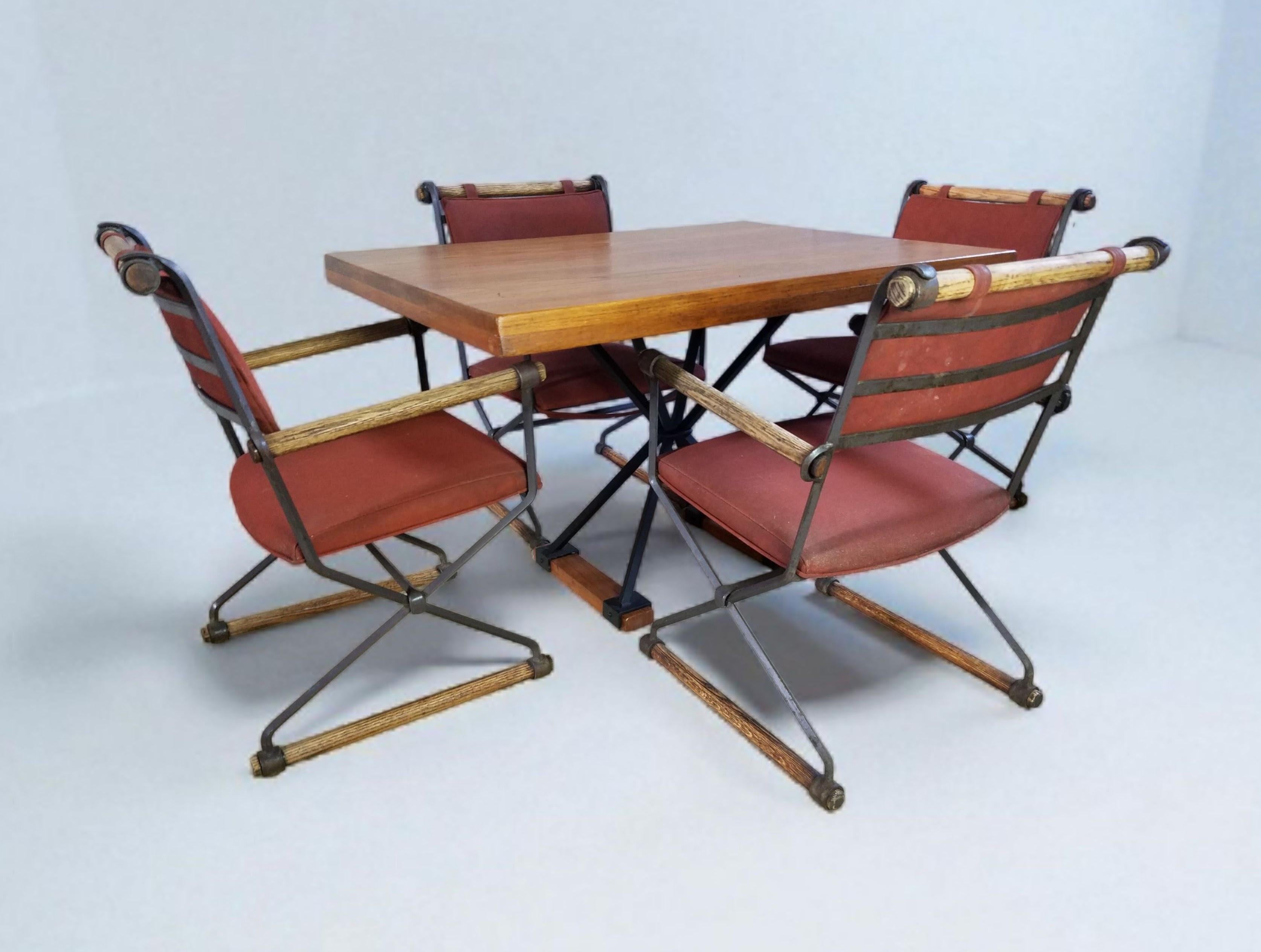 Mid-Century Modern Cleo Baldon Teak Dining Table Terra Furniture California C. 1965 For Sale