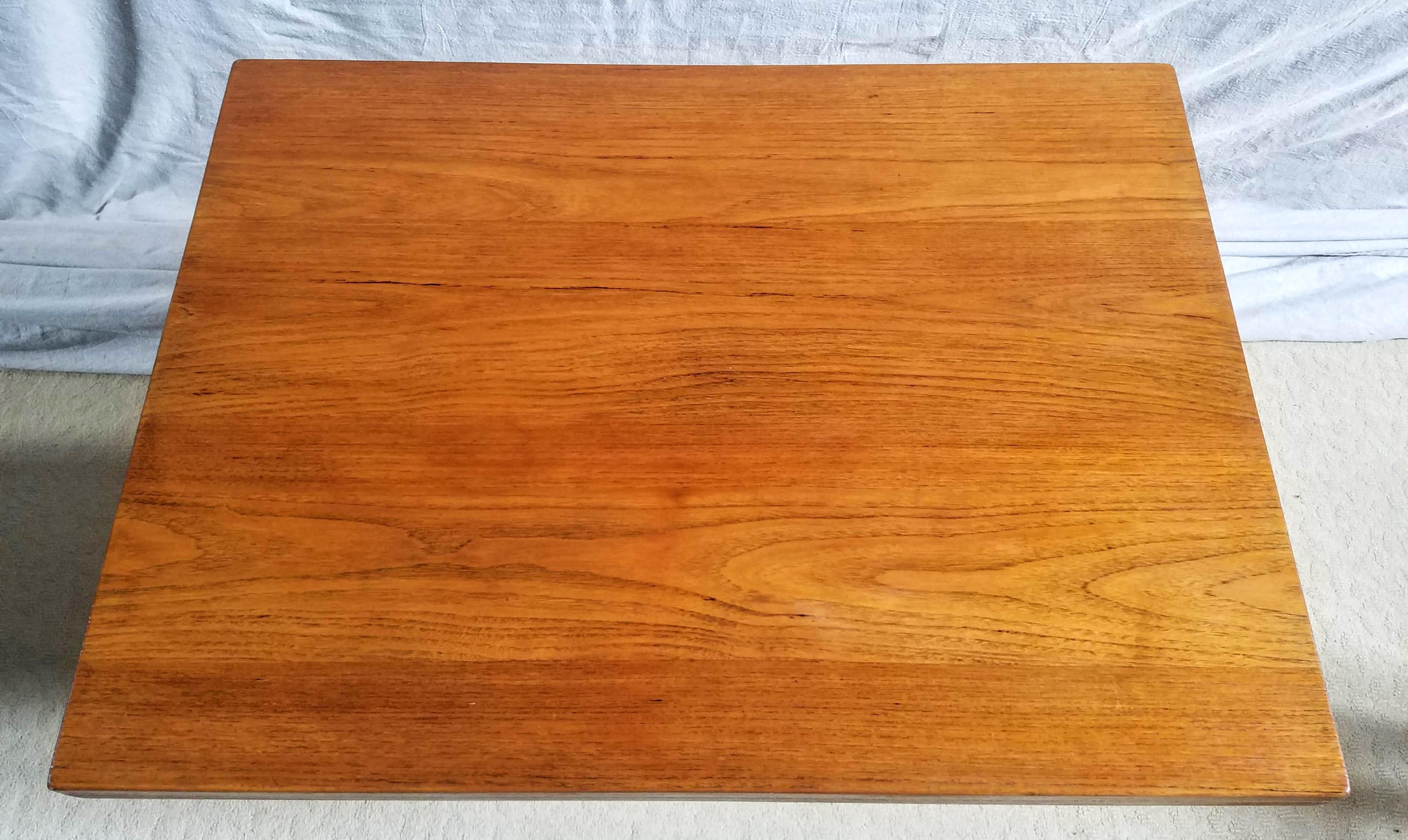 Cleo Baldon Teak Dining Table Terra Furniture California C. 1965 In Good Condition For Sale In Camden, ME