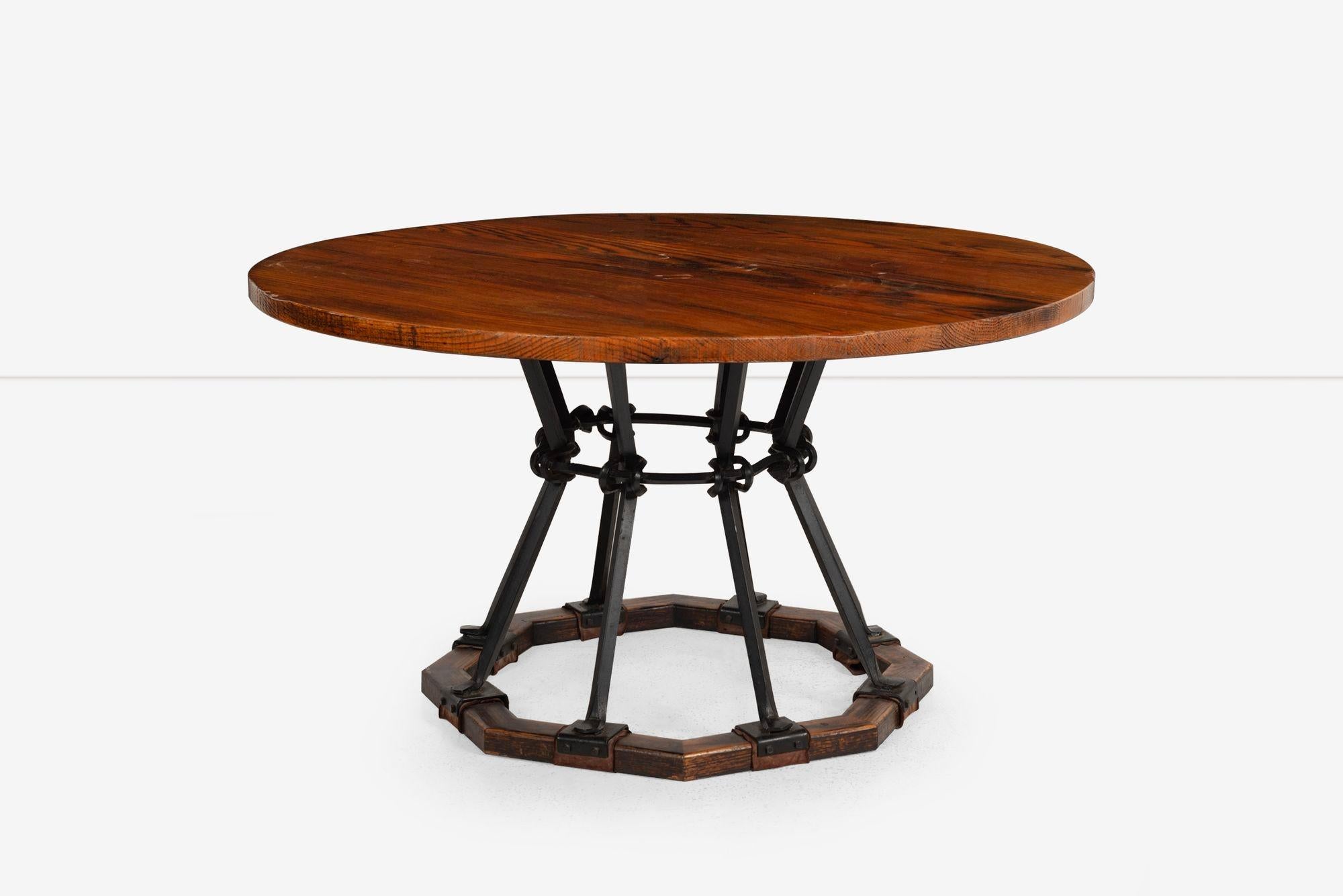 Milieu du XXe siècle Cleo Baldon for Terra Dining Table, 1960s Venice, California, USA en vente