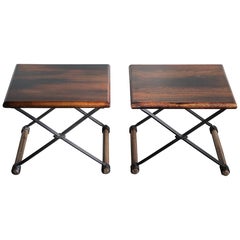 Paire de tables d'appoint rares de Cleo Baldon pour Terra Furniture, années 1960