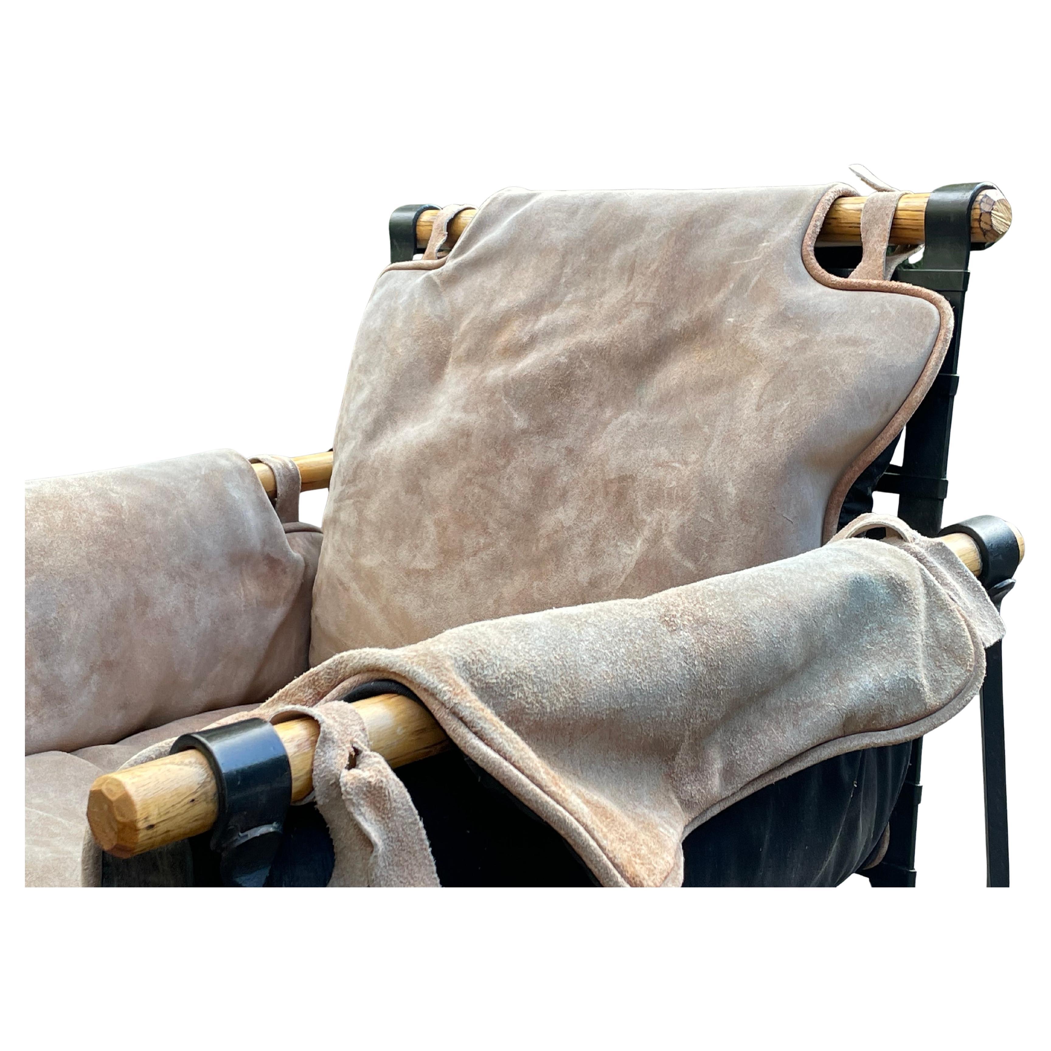 Cleo Baldon Iron & Oak Lounge Chair for Terra 6
