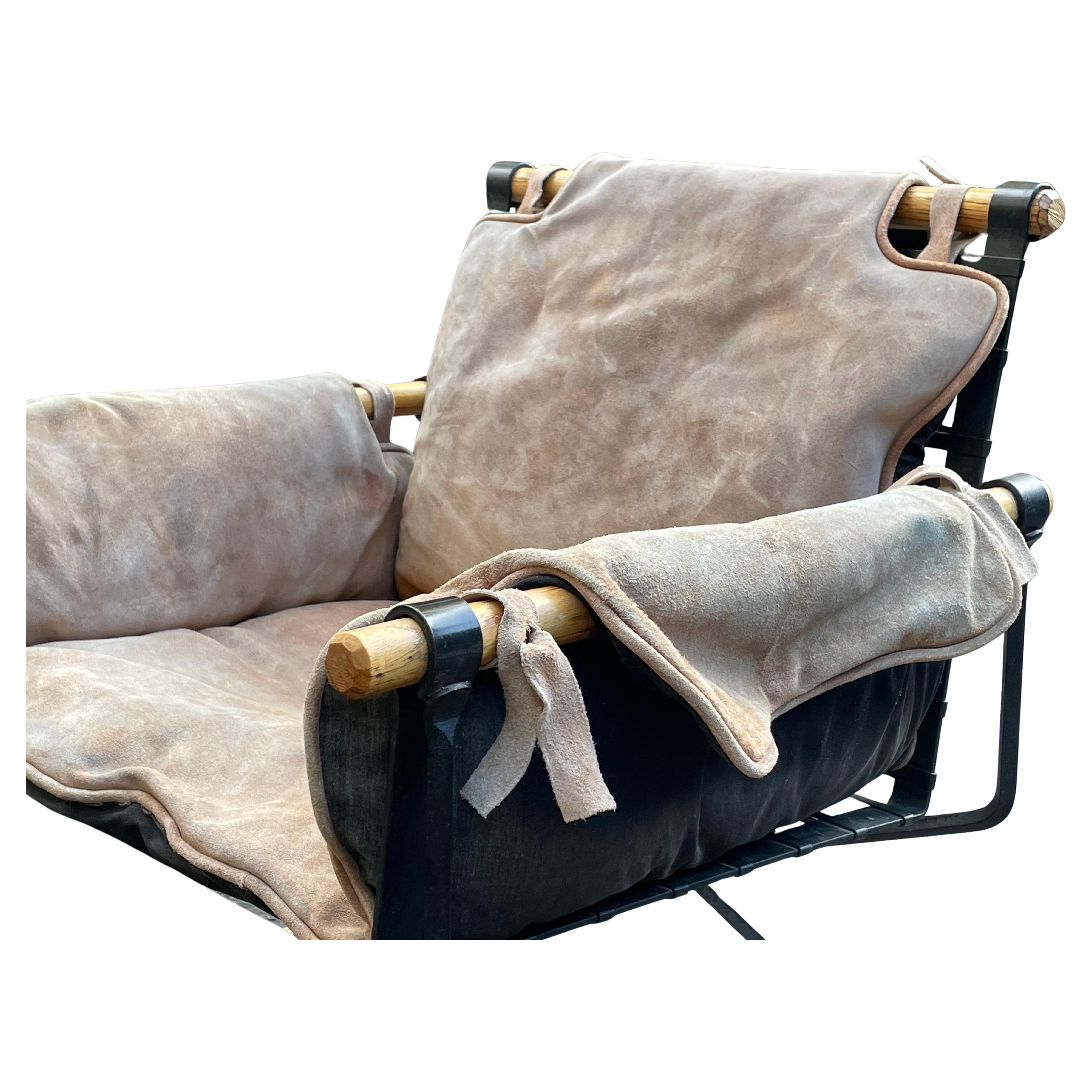 Cleo Baldon Iron & Oak Lounge Chair for Terra 1
