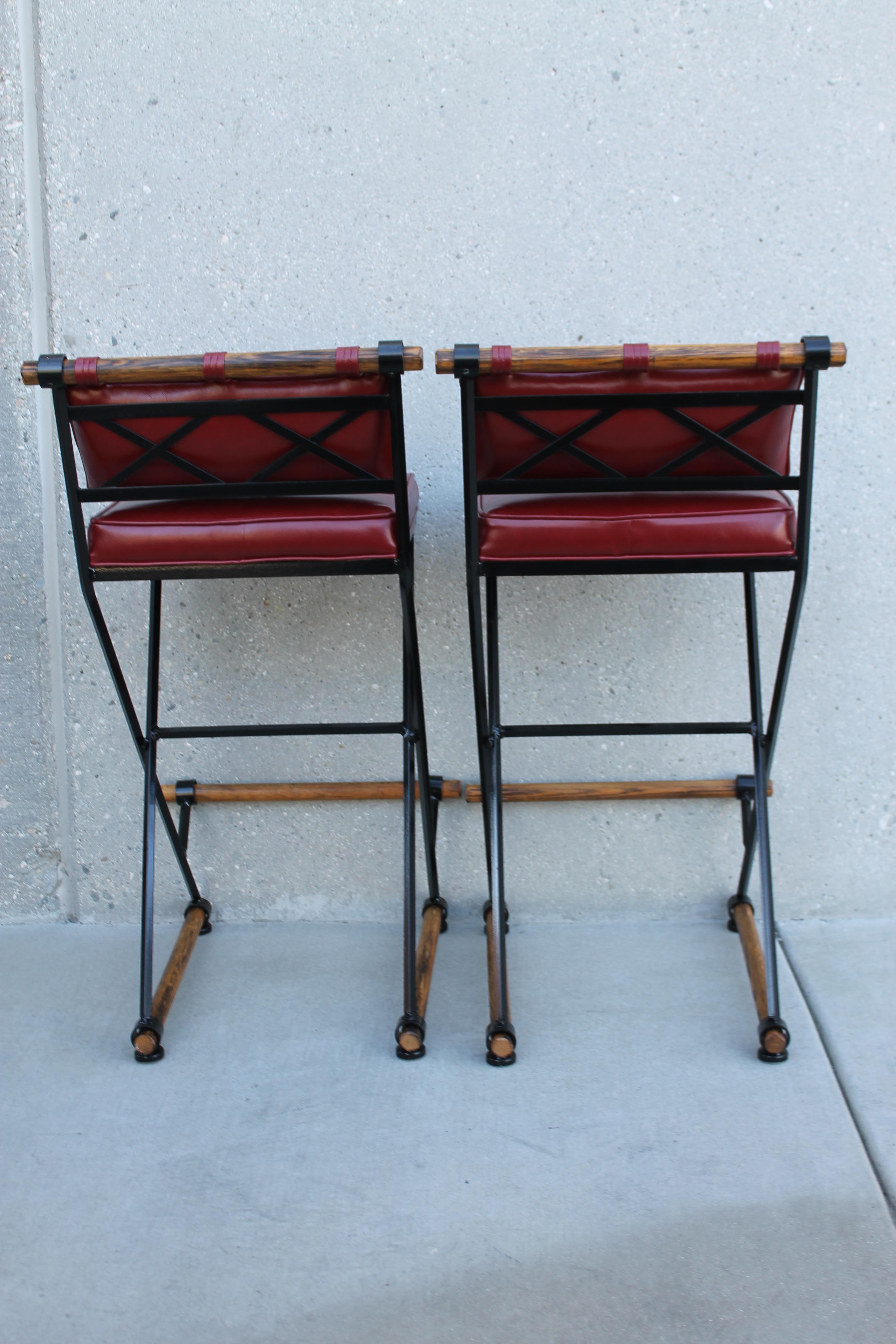 Cleo Baldon Style Bar Stools In Good Condition In Palm Springs, CA