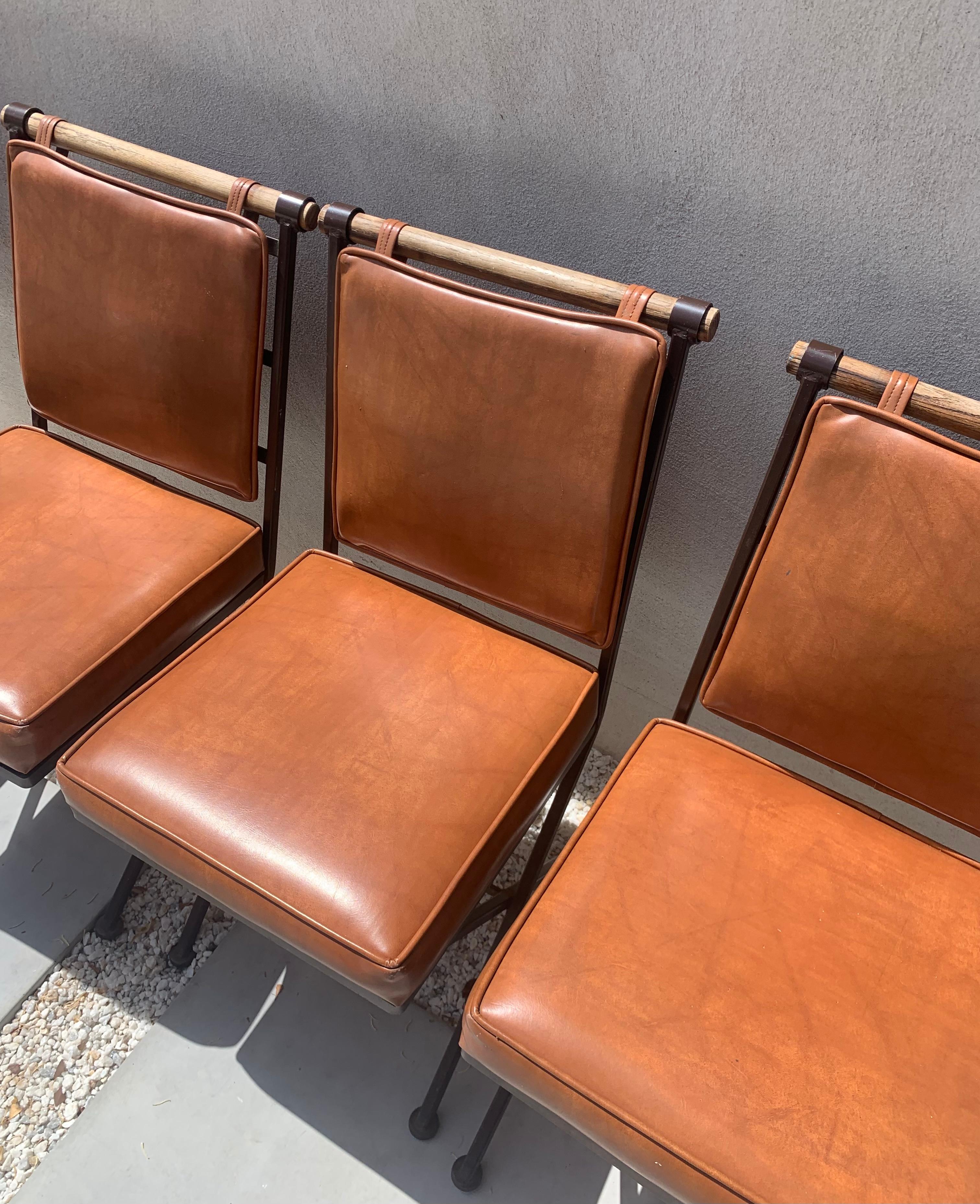 Mid-Century Modern Cleo Baldon Style Dining Chairs by Inca, circa 1965