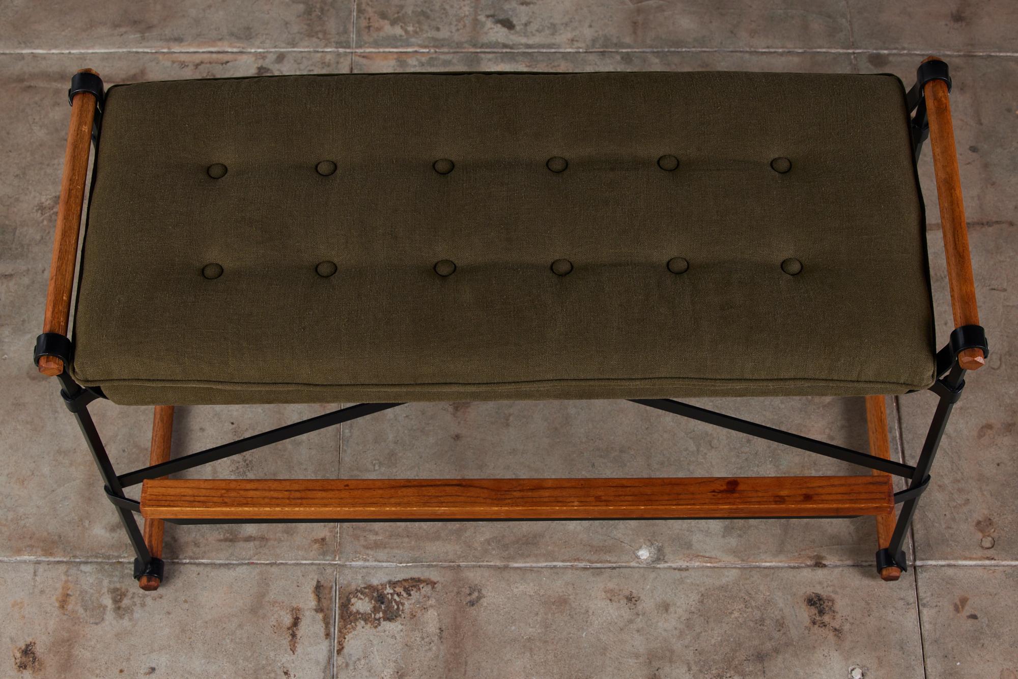 Mid-20th Century Cleo Baldon Tufted Gallery Bench for Terra For Sale