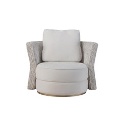 CLEO Modern Armchair in Velvet Upholstery