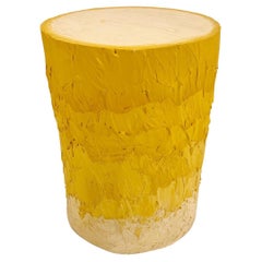 Cleo Side Table, Rough- Contemporary, Hand-Made Table by Artist Gabriel Anderson