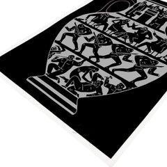 Cleon Peterson, Limited Edition Trump Screen Print in Black and Platinum