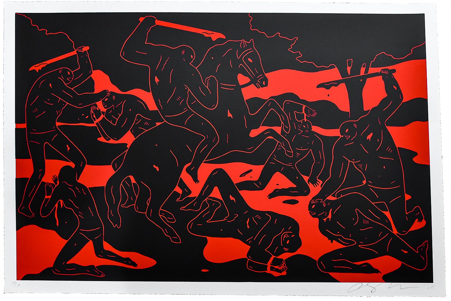 CLEON PETERSON River of Blood - Print by Cleon Peterson