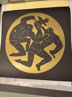 Destruir a los débiles 2015 por Cleon Peterson Serigrafía Limitada Tirada a Mano
