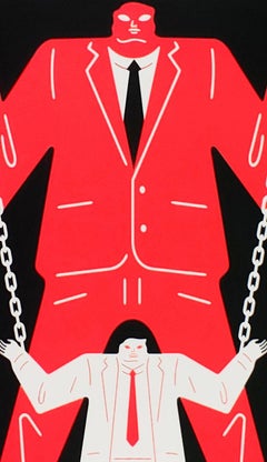 Little Man Big Man Mueller / Trump, Cleon Peterson - Red, Street Art Print