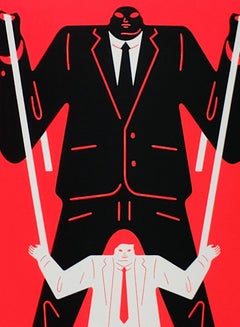 Pequeño Gran Hombre Putin / Trump, Cleon Peterson - Rojo, Street Art Print