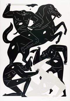 Langer lebender Tod, Knochen, 2021, Cleon Peterson, limitierte Auflage, Street Art