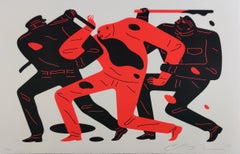 Das Ausgestorbene, Weiß, Cleon Peterson, Street Art Print