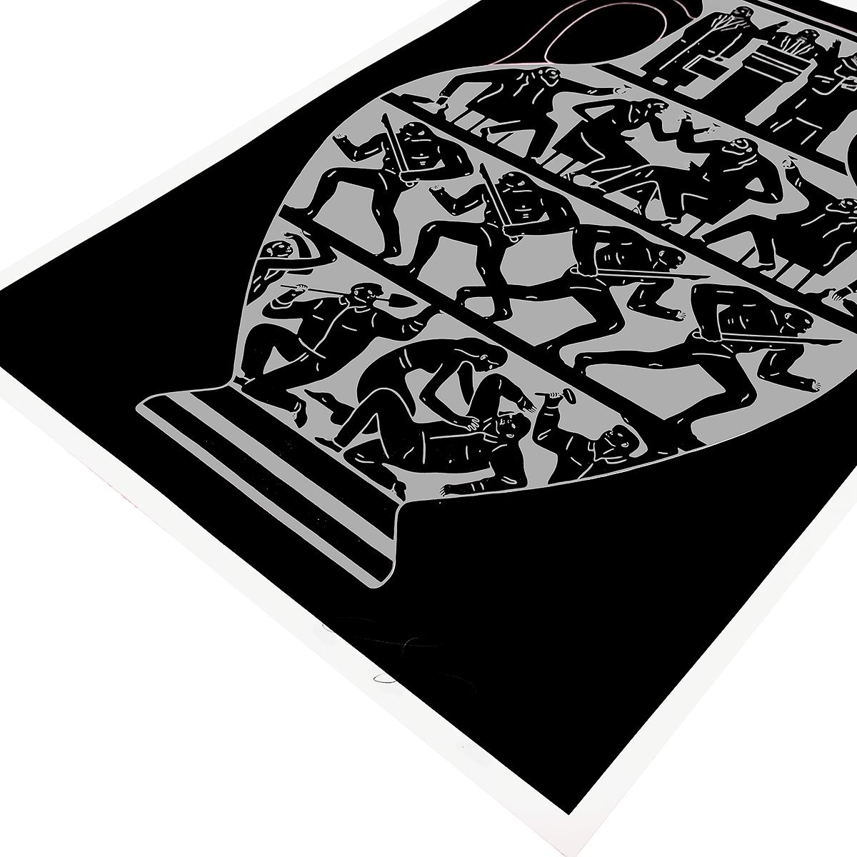 Trump 2017 (Black & Platinum) - Contemporary Print by Cleon Peterson