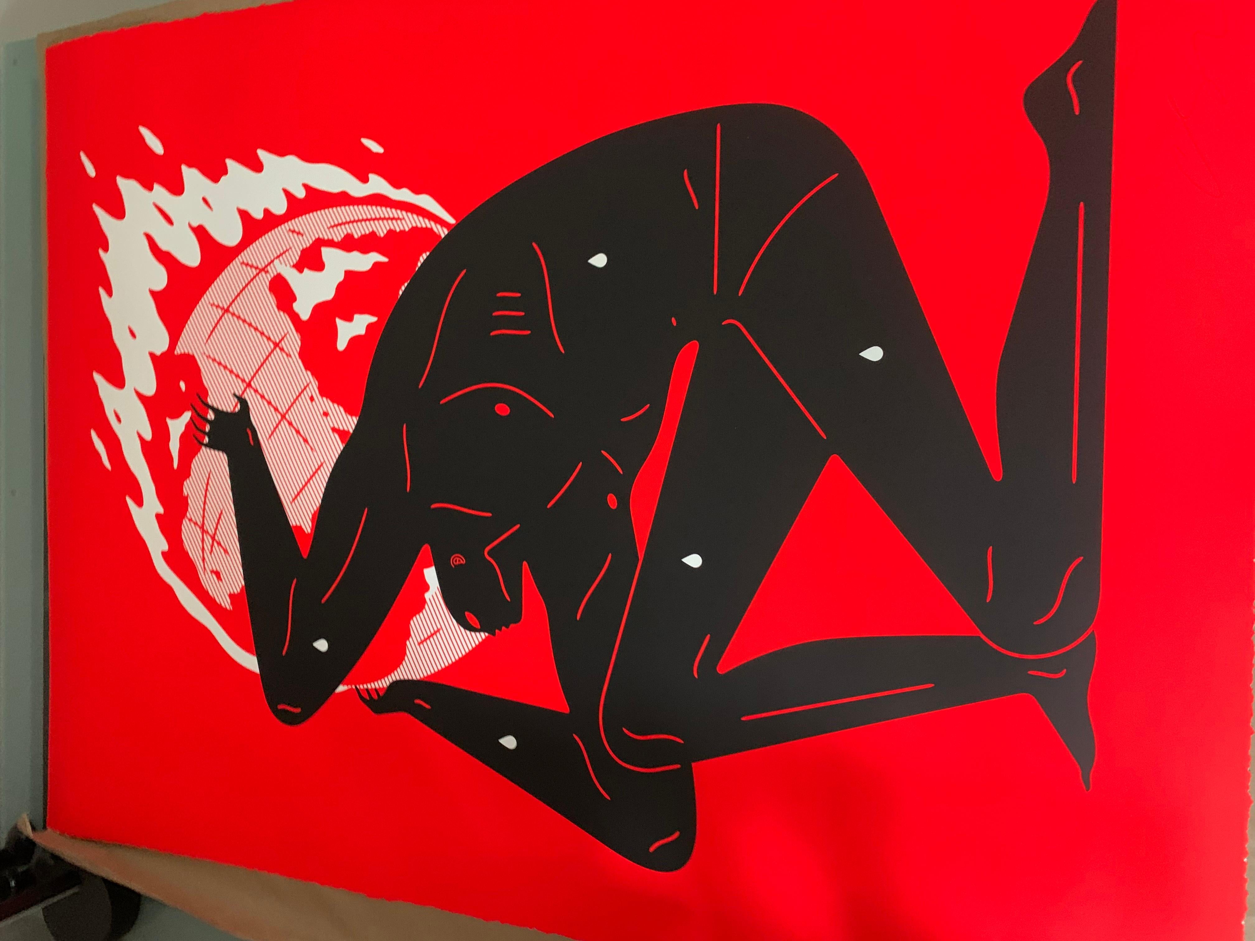 Get ready for a fiery addition to your art collection with Cleon Peterson’s 