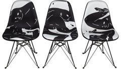Museo de Arte Contemporáneo de Denver X Modernica Juego completo de 3 sillas Henry Eames