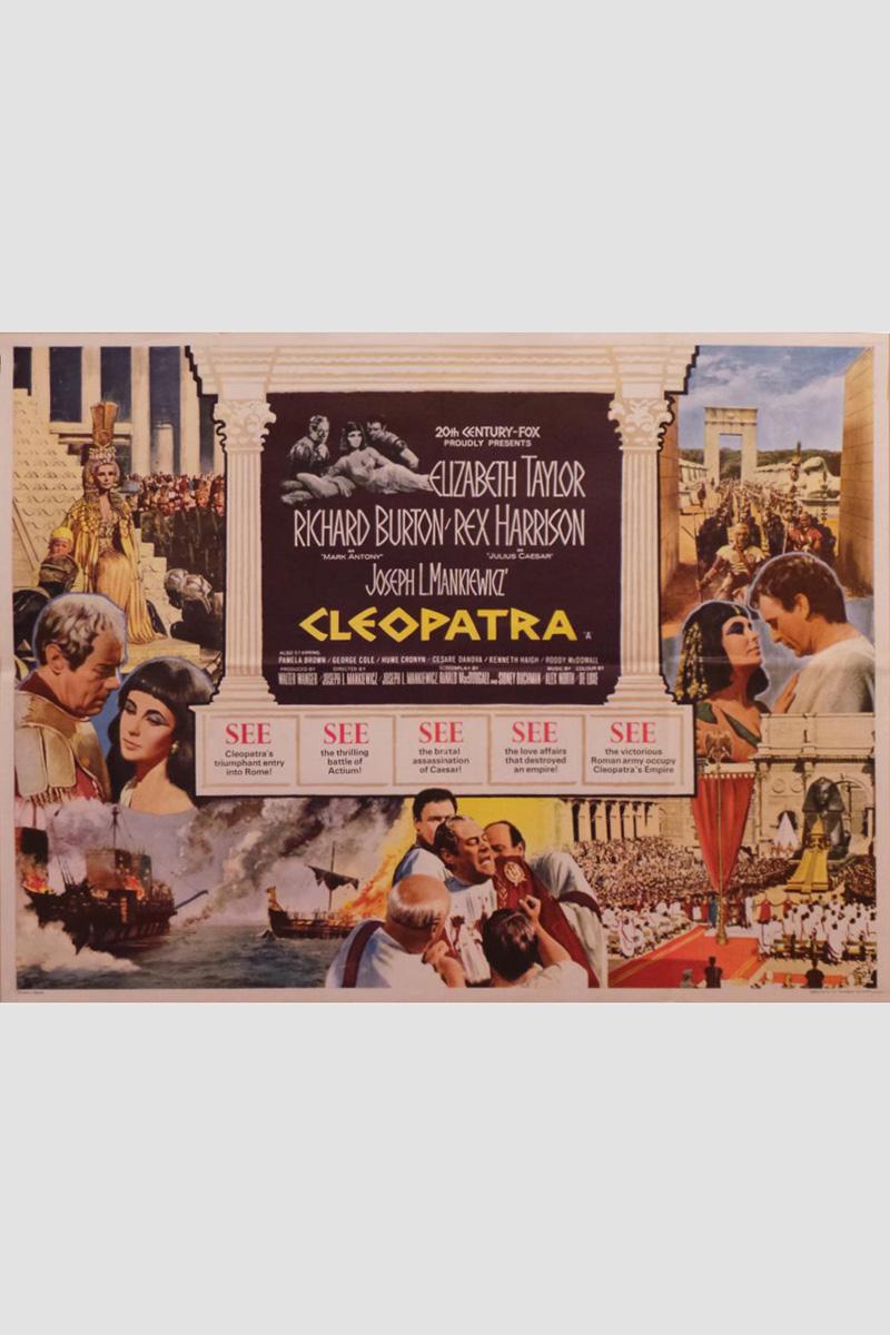 cleopatra 1963 movie poster