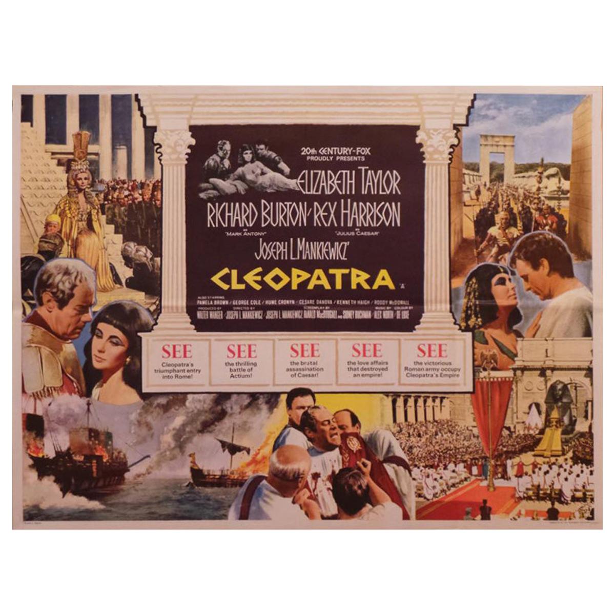 "Cleopatra" 1963 Poster For Sale