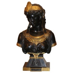 Bronze von Eutrope BOURET „Kleopatra“ aus dem 19. Jahrhundert