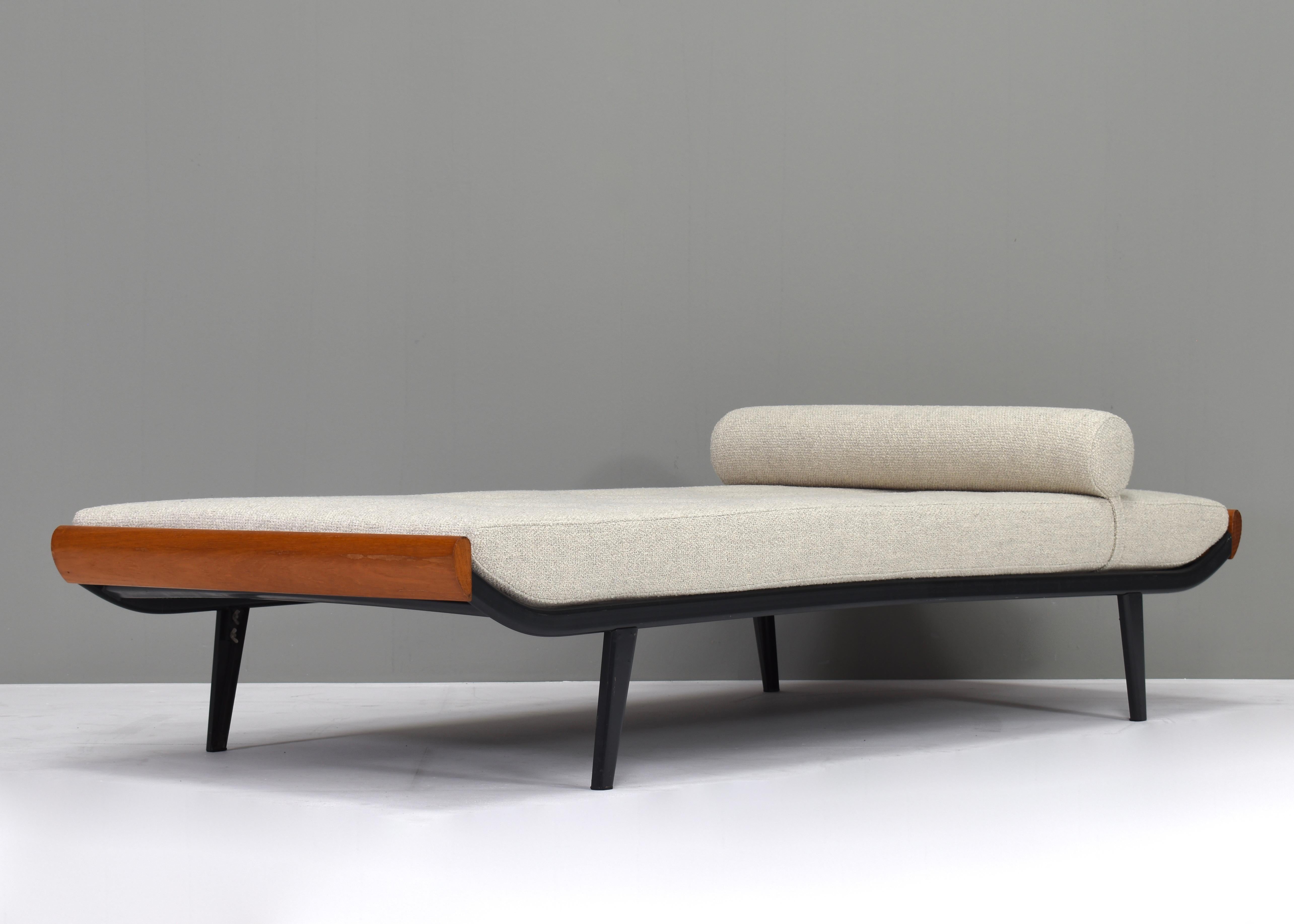 Metal Cleopatra Daybed Designed by Cordemeijer for Auping, Netherlands, 1954