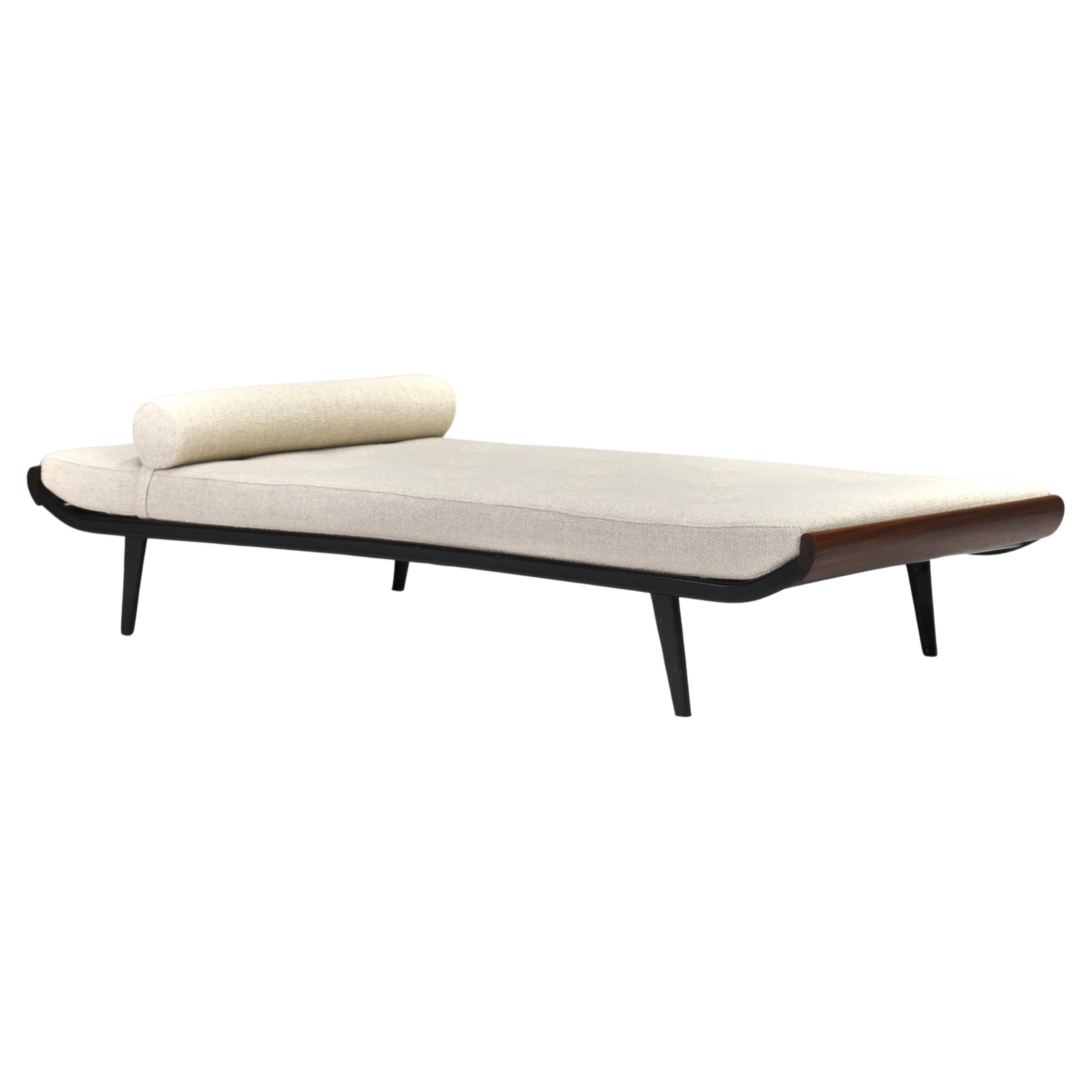 Cleopatra Daybed Designed by Cordemeyer for Auping *New Upholstery* Holland 1954 For Sale