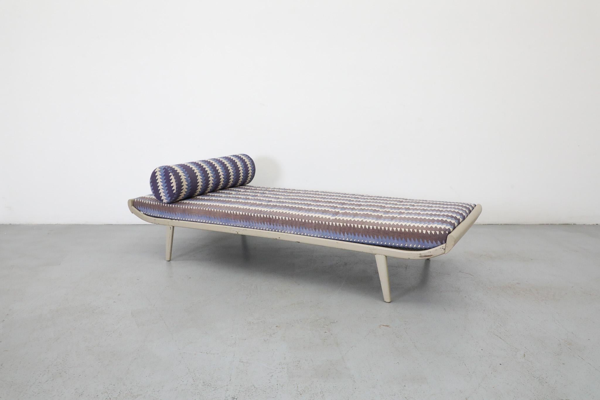 Dutch Cleopatra Daybed with Block Shop x Amsterdam Modern Collab Mattress and Bolster