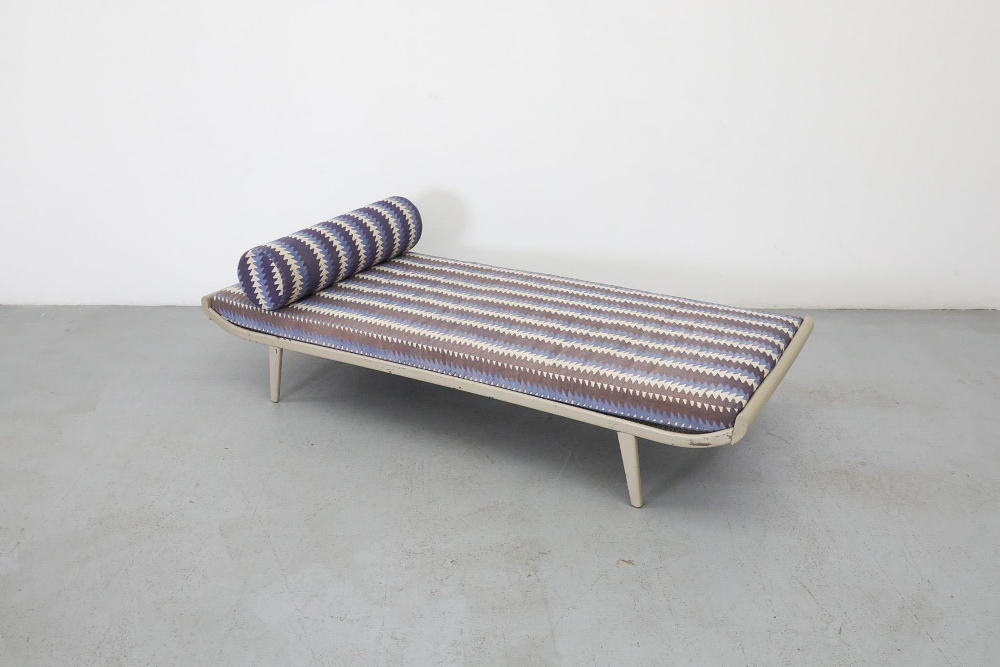 Enameled Cleopatra Daybed with Block Shop x Amsterdam Modern Collab Mattress and Bolster