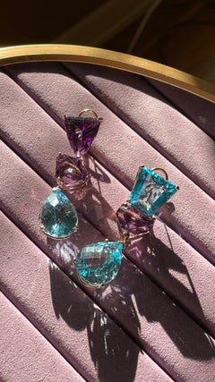 Cleopatra Earrings in Solid 10K Rose Gold