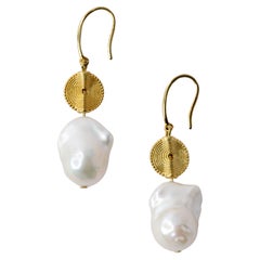 Cleopatra Natural Baroque Pearl Earring II - by Bombyx House